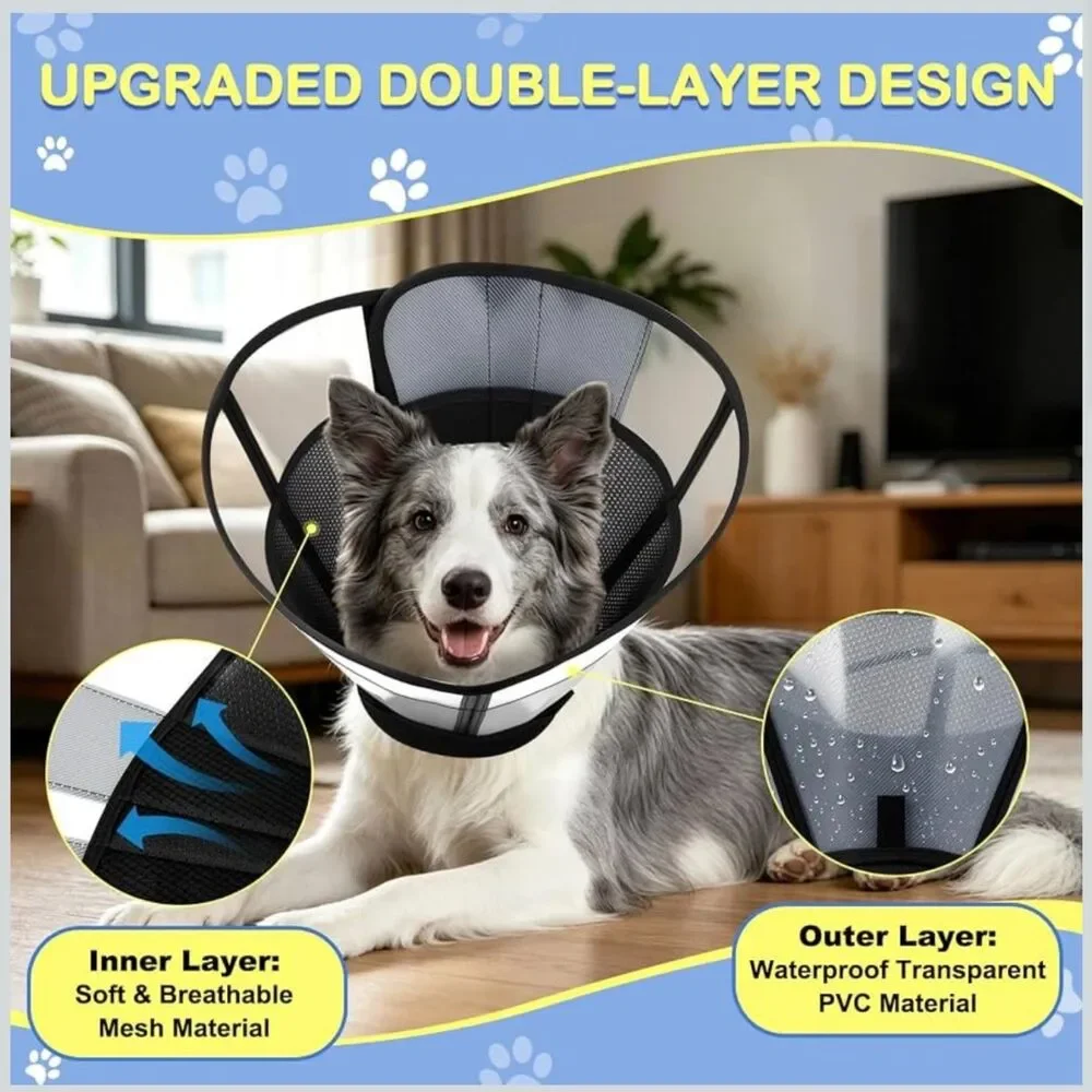 WinWeal Soft Dog Cone Collar - Medium